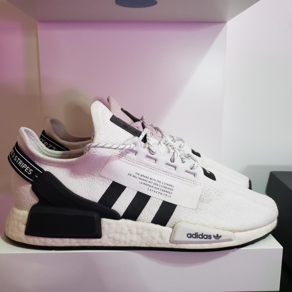 SOLD - adidas Men's NMD_R1 V2 Shoes, Cloud White - Picture 4 of 8